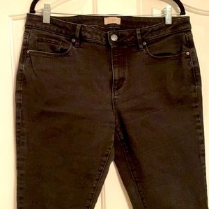 Loft Faded Black Jeans